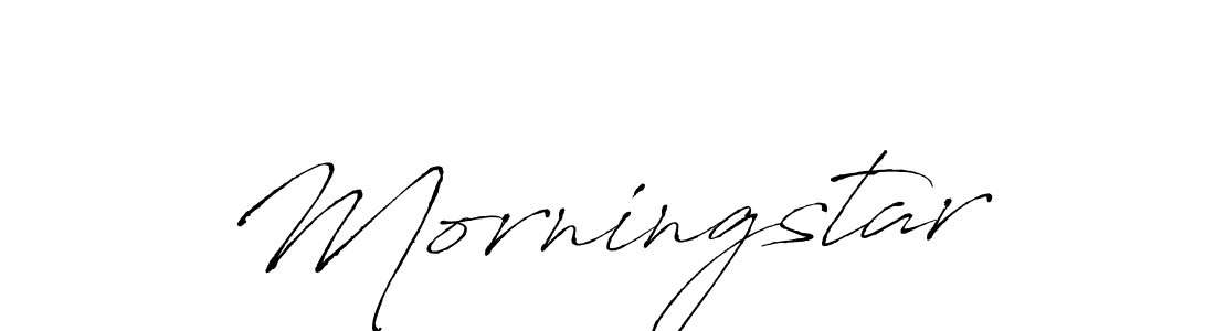 Create a beautiful signature design for name Morningstar. With this signature (Antro_Vectra) fonts, you can make a handwritten signature for free. Morningstar signature style 6 images and pictures png