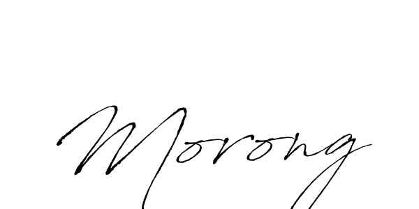 How to make Morong signature? Antro_Vectra is a professional autograph style. Create handwritten signature for Morong name. Morong signature style 6 images and pictures png