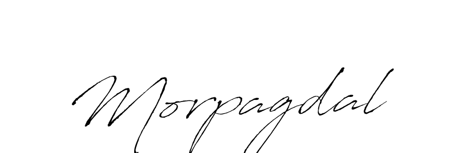 Create a beautiful signature design for name Morpagdal. With this signature (Antro_Vectra) fonts, you can make a handwritten signature for free. Morpagdal signature style 6 images and pictures png