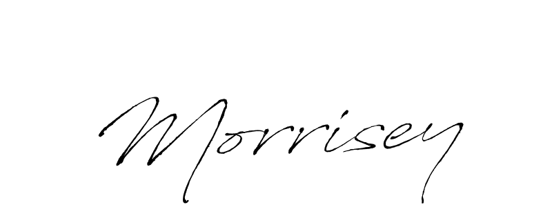 Make a beautiful signature design for name Morrisey. With this signature (Antro_Vectra) style, you can create a handwritten signature for free. Morrisey signature style 6 images and pictures png