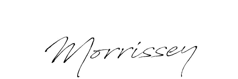 Make a beautiful signature design for name Morrissey. With this signature (Antro_Vectra) style, you can create a handwritten signature for free. Morrissey signature style 6 images and pictures png