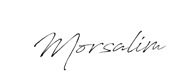 Morsalim stylish signature style. Best Handwritten Sign (Antro_Vectra) for my name. Handwritten Signature Collection Ideas for my name Morsalim. Morsalim signature style 6 images and pictures png