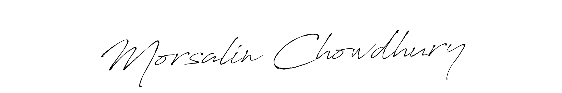 How to make Morsalin Chowdhury signature? Antro_Vectra is a professional autograph style. Create handwritten signature for Morsalin Chowdhury name. Morsalin Chowdhury signature style 6 images and pictures png