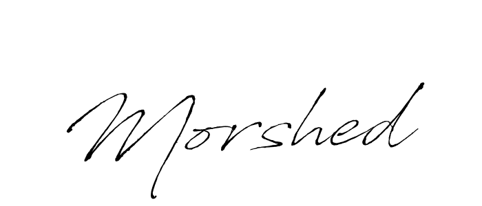 It looks lik you need a new signature style for name Morshed. Design unique handwritten (Antro_Vectra) signature with our free signature maker in just a few clicks. Morshed signature style 6 images and pictures png