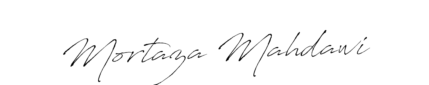 Make a beautiful signature design for name Mortaza Mahdawi. With this signature (Antro_Vectra) style, you can create a handwritten signature for free. Mortaza Mahdawi signature style 6 images and pictures png