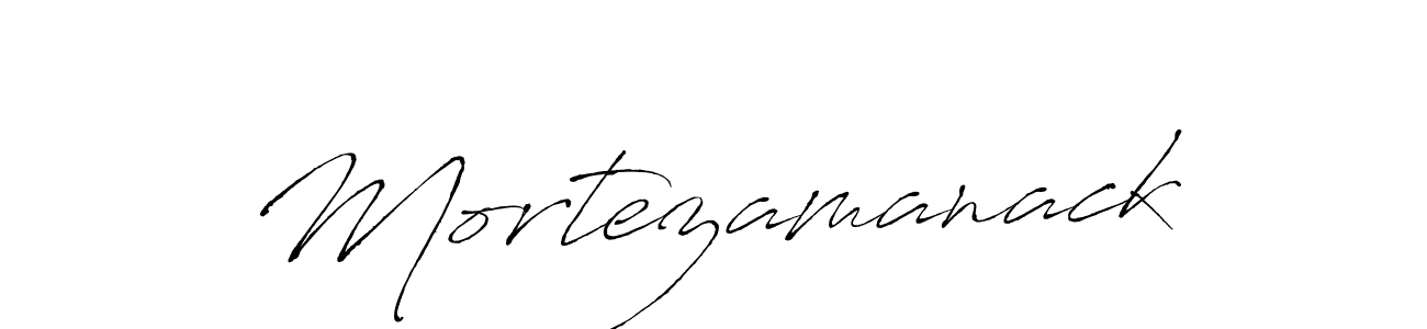 Mortezamanack stylish signature style. Best Handwritten Sign (Antro_Vectra) for my name. Handwritten Signature Collection Ideas for my name Mortezamanack. Mortezamanack signature style 6 images and pictures png