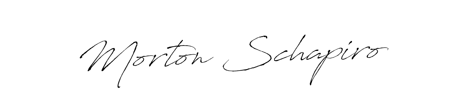 Antro_Vectra is a professional signature style that is perfect for those who want to add a touch of class to their signature. It is also a great choice for those who want to make their signature more unique. Get Morton Schapiro name to fancy signature for free. Morton Schapiro signature style 6 images and pictures png