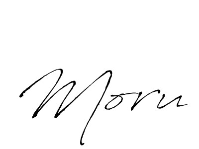Use a signature maker to create a handwritten signature online. With this signature software, you can design (Antro_Vectra) your own signature for name Moru. Moru signature style 6 images and pictures png