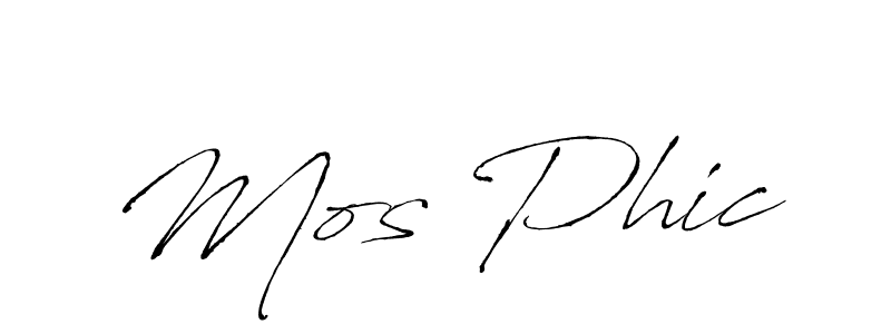 if you are searching for the best signature style for your name Mos Phic. so please give up your signature search. here we have designed multiple signature styles  using Antro_Vectra. Mos Phic signature style 6 images and pictures png