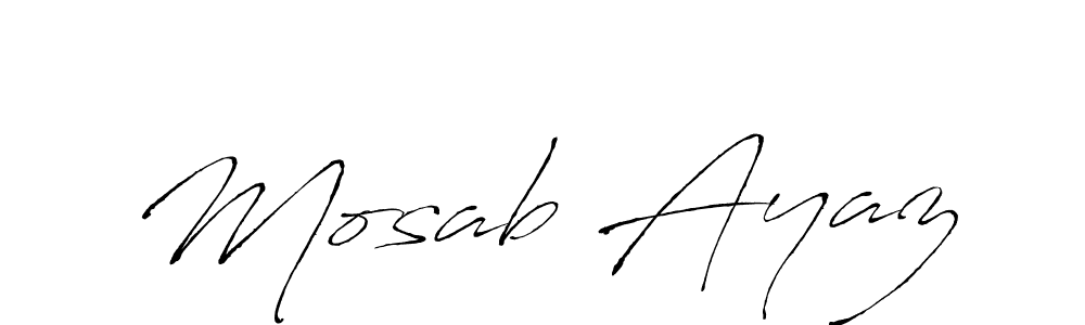 How to Draw Mosab Ayaz signature style? Antro_Vectra is a latest design signature styles for name Mosab Ayaz. Mosab Ayaz signature style 6 images and pictures png