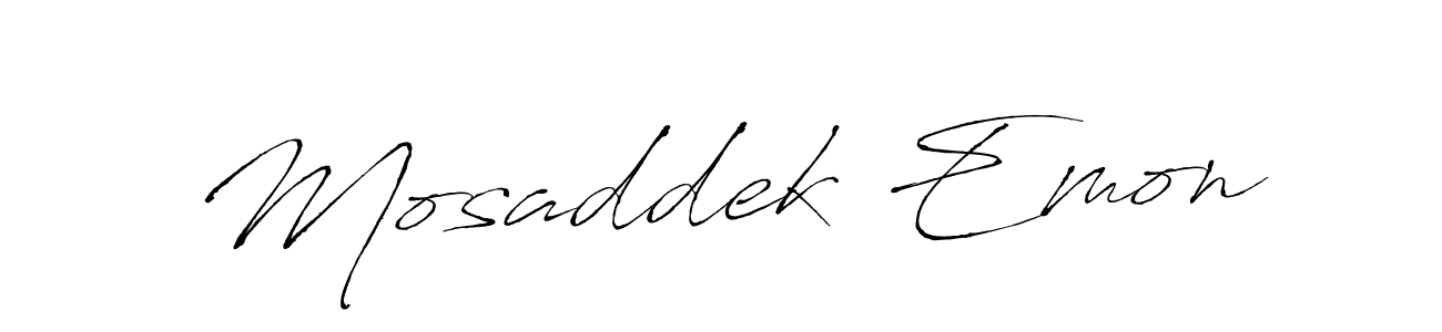 See photos of Mosaddek Emon official signature by Spectra . Check more albums & portfolios. Read reviews & check more about Antro_Vectra font. Mosaddek Emon signature style 6 images and pictures png