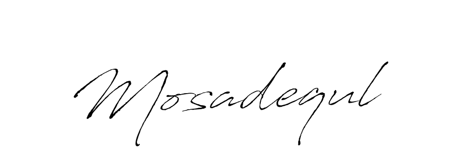 You should practise on your own different ways (Antro_Vectra) to write your name (Mosadequl) in signature. don't let someone else do it for you. Mosadequl signature style 6 images and pictures png