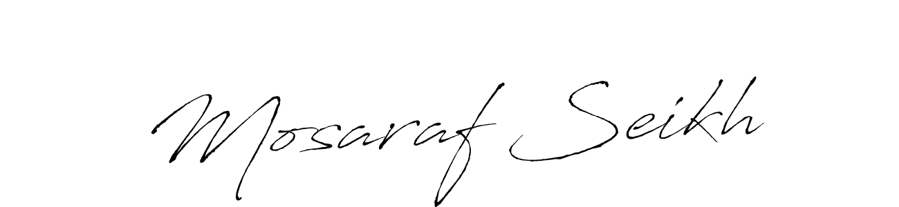 How to Draw Mosaraf Seikh signature style? Antro_Vectra is a latest design signature styles for name Mosaraf Seikh. Mosaraf Seikh signature style 6 images and pictures png