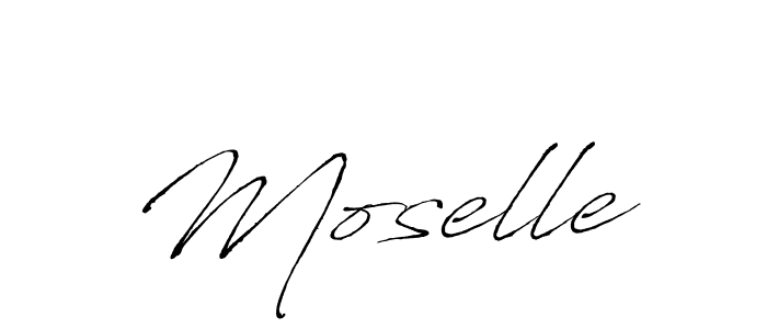 Moselle stylish signature style. Best Handwritten Sign (Antro_Vectra) for my name. Handwritten Signature Collection Ideas for my name Moselle. Moselle signature style 6 images and pictures png