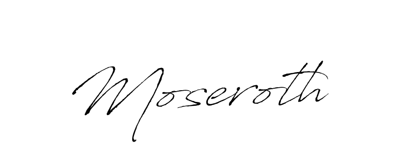 Create a beautiful signature design for name Moseroth. With this signature (Antro_Vectra) fonts, you can make a handwritten signature for free. Moseroth signature style 6 images and pictures png