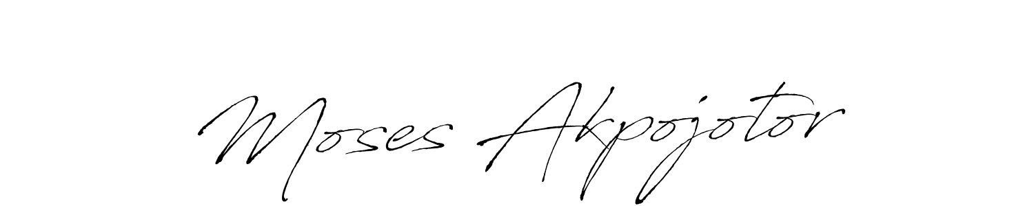 How to make Moses Akpojotor name signature. Use Antro_Vectra style for creating short signs online. This is the latest handwritten sign. Moses Akpojotor signature style 6 images and pictures png