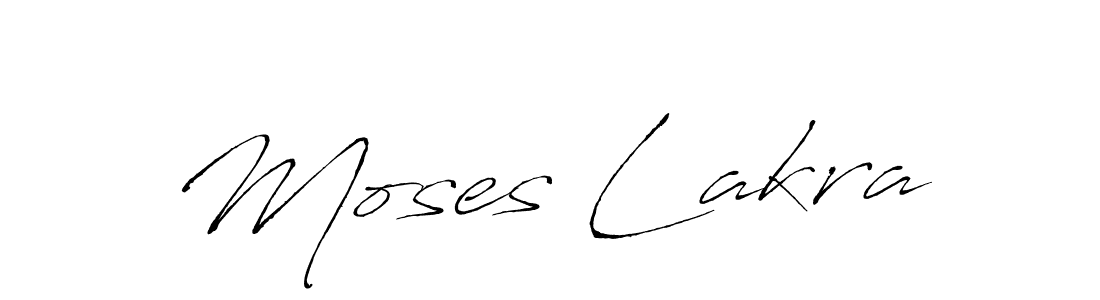 Design your own signature with our free online signature maker. With this signature software, you can create a handwritten (Antro_Vectra) signature for name Moses Lakra. Moses Lakra signature style 6 images and pictures png