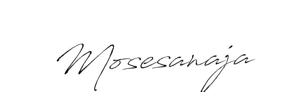 Create a beautiful signature design for name Mosesanaja. With this signature (Antro_Vectra) fonts, you can make a handwritten signature for free. Mosesanaja signature style 6 images and pictures png