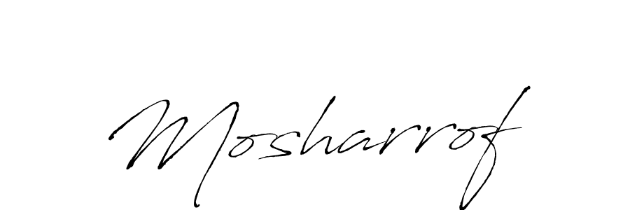 The best way (Antro_Vectra) to make a short signature is to pick only two or three words in your name. The name Mosharrof include a total of six letters. For converting this name. Mosharrof signature style 6 images and pictures png