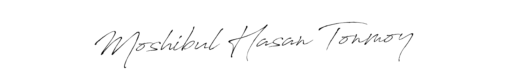 Create a beautiful signature design for name Moshibul Hasan Tonmoy. With this signature (Antro_Vectra) fonts, you can make a handwritten signature for free. Moshibul Hasan Tonmoy signature style 6 images and pictures png