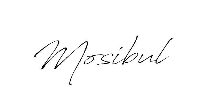 Design your own signature with our free online signature maker. With this signature software, you can create a handwritten (Antro_Vectra) signature for name Mosibul. Mosibul signature style 6 images and pictures png