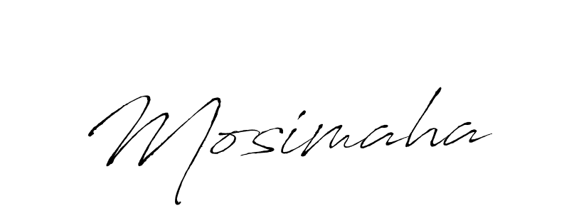 How to make Mosimaha signature? Antro_Vectra is a professional autograph style. Create handwritten signature for Mosimaha name. Mosimaha signature style 6 images and pictures png