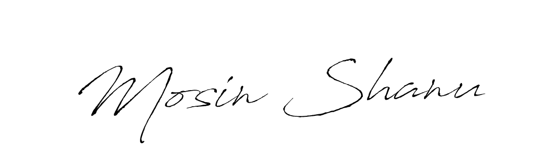 Antro_Vectra is a professional signature style that is perfect for those who want to add a touch of class to their signature. It is also a great choice for those who want to make their signature more unique. Get Mosin Shanu name to fancy signature for free. Mosin Shanu signature style 6 images and pictures png