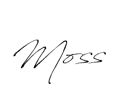 You should practise on your own different ways (Antro_Vectra) to write your name (Moss) in signature. don't let someone else do it for you. Moss signature style 6 images and pictures png