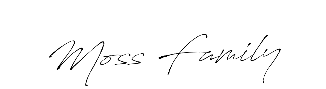 The best way (Antro_Vectra) to make a short signature is to pick only two or three words in your name. The name Moss Family include a total of six letters. For converting this name. Moss Family signature style 6 images and pictures png