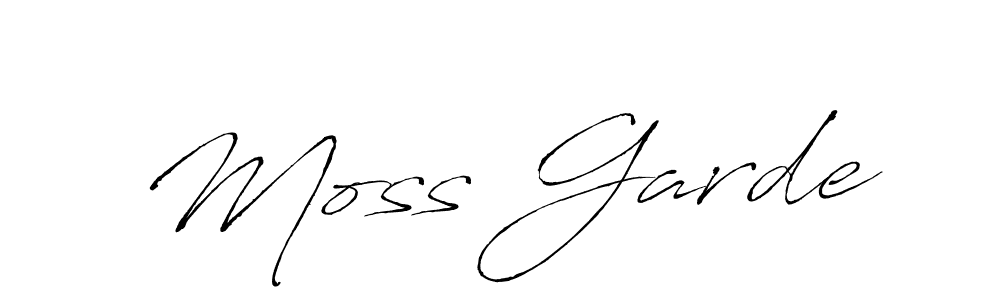 Create a beautiful signature design for name Moss Garde. With this signature (Antro_Vectra) fonts, you can make a handwritten signature for free. Moss Garde signature style 6 images and pictures png