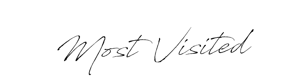 Create a beautiful signature design for name Most Visited. With this signature (Antro_Vectra) fonts, you can make a handwritten signature for free. Most Visited signature style 6 images and pictures png