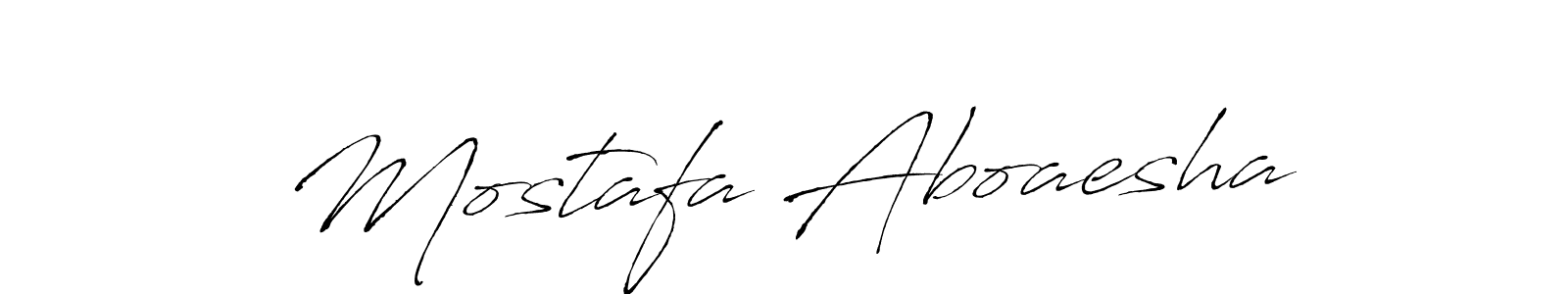 Antro_Vectra is a professional signature style that is perfect for those who want to add a touch of class to their signature. It is also a great choice for those who want to make their signature more unique. Get Mostafa Aboaesha name to fancy signature for free. Mostafa Aboaesha signature style 6 images and pictures png