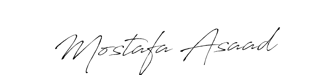 Also we have Mostafa Asaad name is the best signature style. Create professional handwritten signature collection using Antro_Vectra autograph style. Mostafa Asaad signature style 6 images and pictures png
