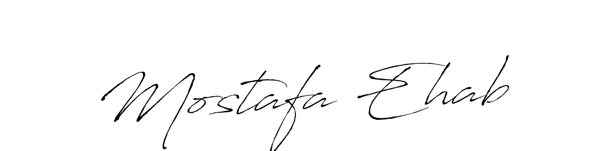 Mostafa Ehab stylish signature style. Best Handwritten Sign (Antro_Vectra) for my name. Handwritten Signature Collection Ideas for my name Mostafa Ehab. Mostafa Ehab signature style 6 images and pictures png