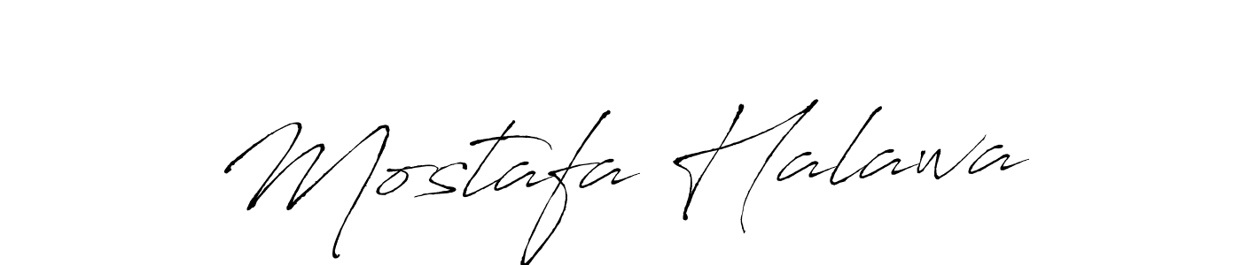 Also we have Mostafa Halawa name is the best signature style. Create professional handwritten signature collection using Antro_Vectra autograph style. Mostafa Halawa signature style 6 images and pictures png