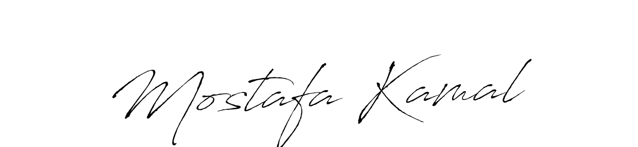 Create a beautiful signature design for name Mostafa Kamal. With this signature (Antro_Vectra) fonts, you can make a handwritten signature for free. Mostafa Kamal signature style 6 images and pictures png