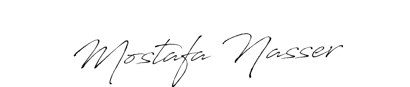 Also we have Mostafa Nasser name is the best signature style. Create professional handwritten signature collection using Antro_Vectra autograph style. Mostafa Nasser signature style 6 images and pictures png