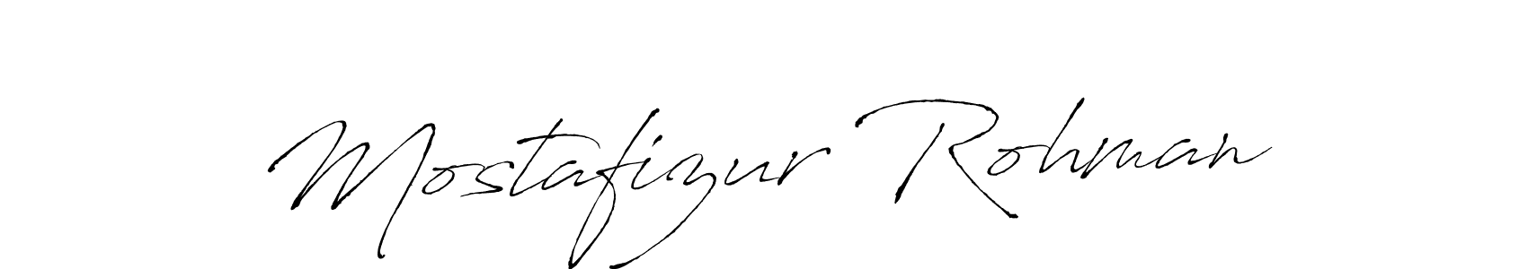 How to make Mostafizur Rohman signature? Antro_Vectra is a professional autograph style. Create handwritten signature for Mostafizur Rohman name. Mostafizur Rohman signature style 6 images and pictures png