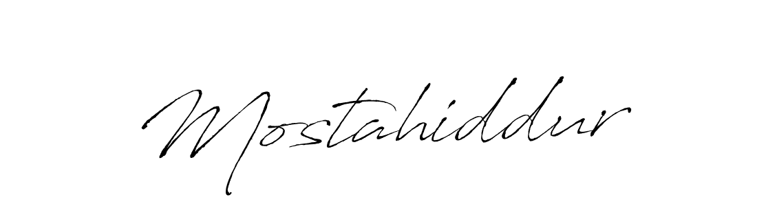 Use a signature maker to create a handwritten signature online. With this signature software, you can design (Antro_Vectra) your own signature for name Mostahiddur. Mostahiddur signature style 6 images and pictures png
