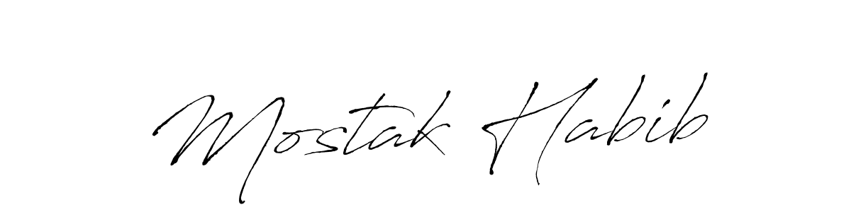 The best way (Antro_Vectra) to make a short signature is to pick only two or three words in your name. The name Mostak Habib include a total of six letters. For converting this name. Mostak Habib signature style 6 images and pictures png