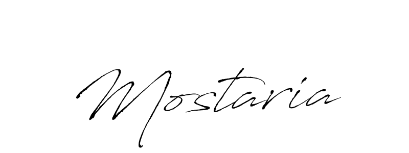 Use a signature maker to create a handwritten signature online. With this signature software, you can design (Antro_Vectra) your own signature for name Mostaria. Mostaria signature style 6 images and pictures png