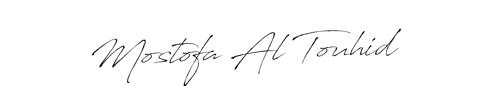 Mostofa Al Touhid stylish signature style. Best Handwritten Sign (Antro_Vectra) for my name. Handwritten Signature Collection Ideas for my name Mostofa Al Touhid. Mostofa Al Touhid signature style 6 images and pictures png