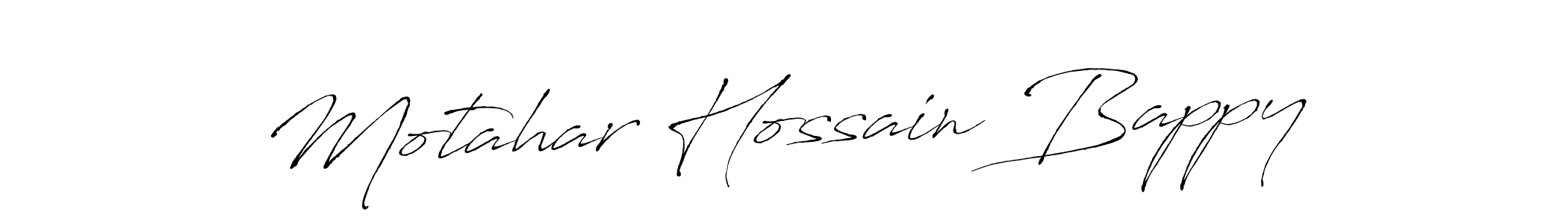 Antro_Vectra is a professional signature style that is perfect for those who want to add a touch of class to their signature. It is also a great choice for those who want to make their signature more unique. Get Motahar Hossain Bappy name to fancy signature for free. Motahar Hossain Bappy signature style 6 images and pictures png