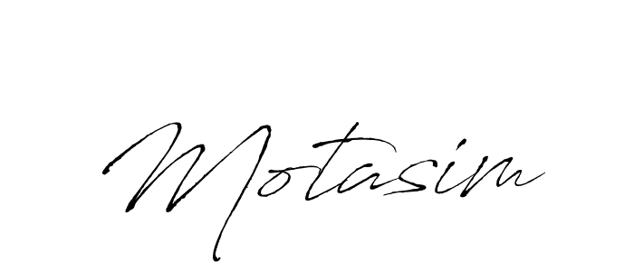 Design your own signature with our free online signature maker. With this signature software, you can create a handwritten (Antro_Vectra) signature for name Motasim. Motasim signature style 6 images and pictures png