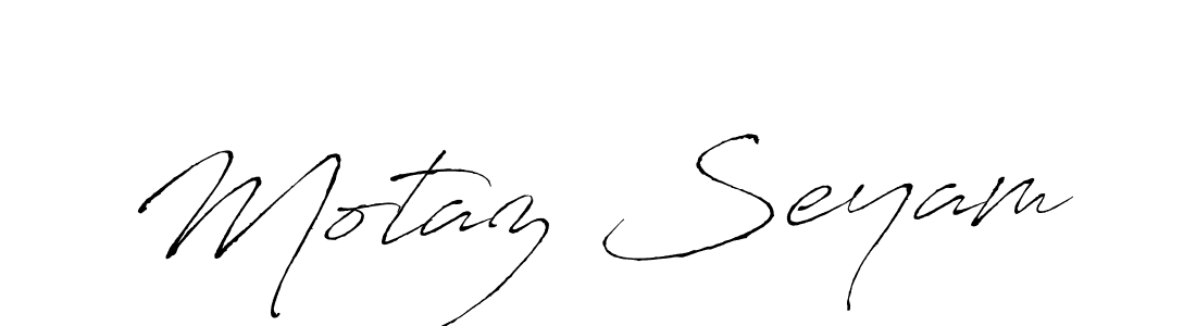 See photos of Motaz Seyam official signature by Spectra . Check more albums & portfolios. Read reviews & check more about Antro_Vectra font. Motaz Seyam signature style 6 images and pictures png