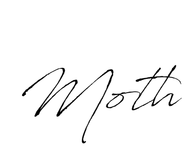 Moth stylish signature style. Best Handwritten Sign (Antro_Vectra) for my name. Handwritten Signature Collection Ideas for my name Moth. Moth signature style 6 images and pictures png