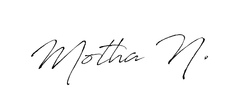 Make a beautiful signature design for name Motha N.. Use this online signature maker to create a handwritten signature for free. Motha N. signature style 6 images and pictures png