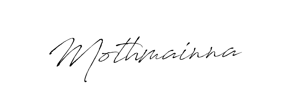 Make a beautiful signature design for name Mothmainna. With this signature (Antro_Vectra) style, you can create a handwritten signature for free. Mothmainna signature style 6 images and pictures png