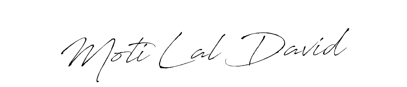 Also we have Moti Lal David name is the best signature style. Create professional handwritten signature collection using Antro_Vectra autograph style. Moti Lal David signature style 6 images and pictures png