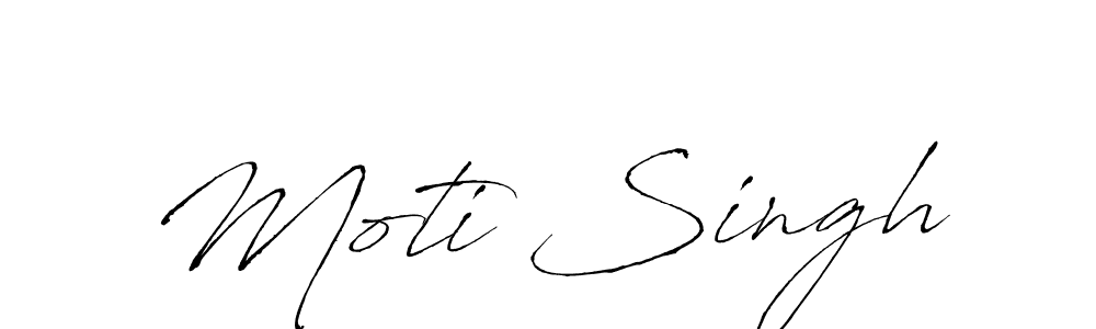 Create a beautiful signature design for name Moti Singh. With this signature (Antro_Vectra) fonts, you can make a handwritten signature for free. Moti Singh signature style 6 images and pictures png